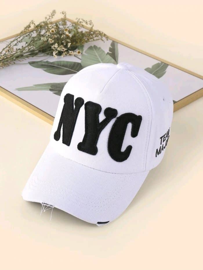 Letter Decor Baseball Cap
