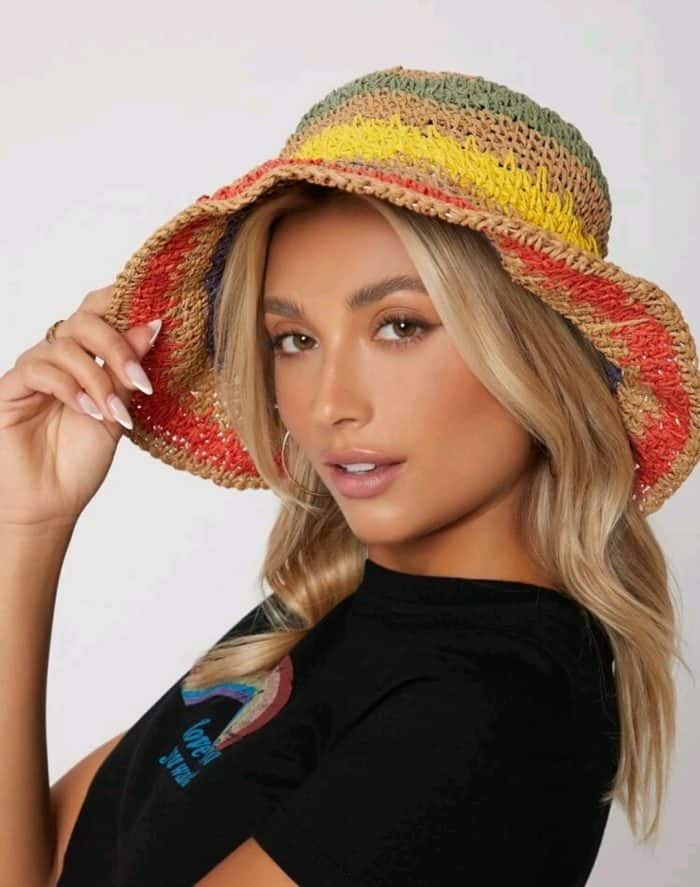 Color Block Hat