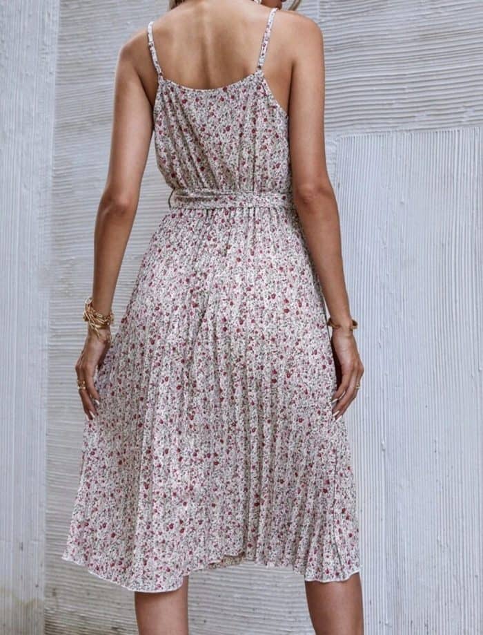 Ditsy Floral Self Tie Cami Dress - Image 6