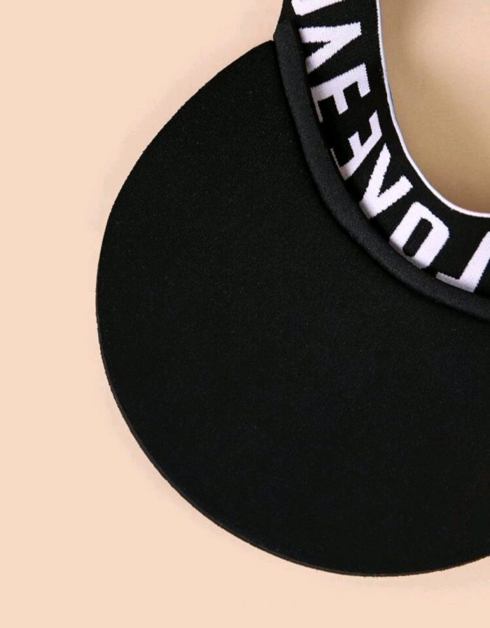 Letter Graphic Visor Hat - Image 2