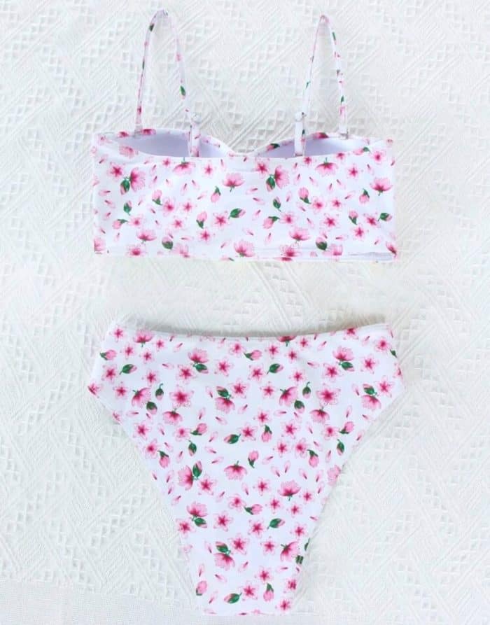 Ditsy Floral Underwire Bikini Swimsuit - Image 5
