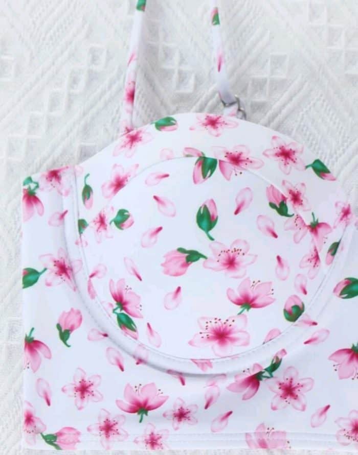 Ditsy Floral Underwire Bikini Swimsuit - Image 3