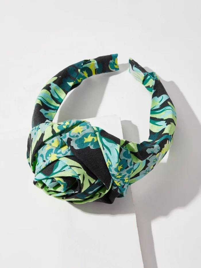Tropical Pattern Hair Hoop - Image 2