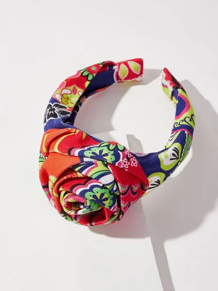 Floral Graphic Hair Hoop - Image 2
