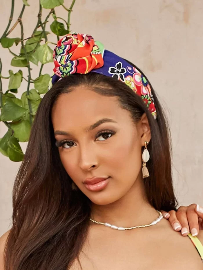 Floral Graphic Hair Hoop