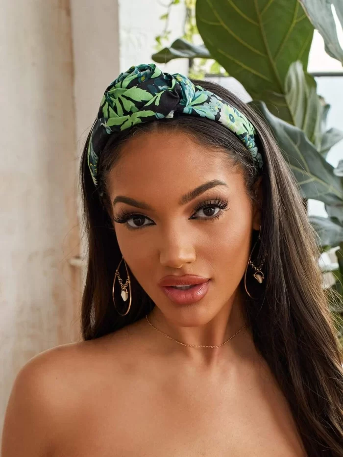 Tropical Pattern Hair Hoop - Image 5