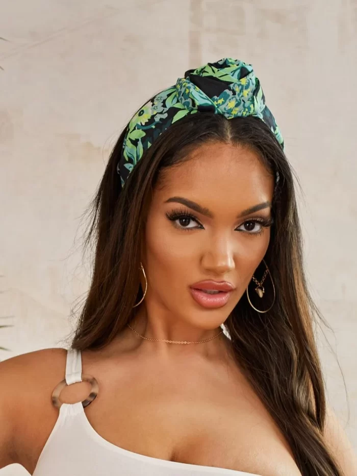 Tropical Pattern Hair Hoop