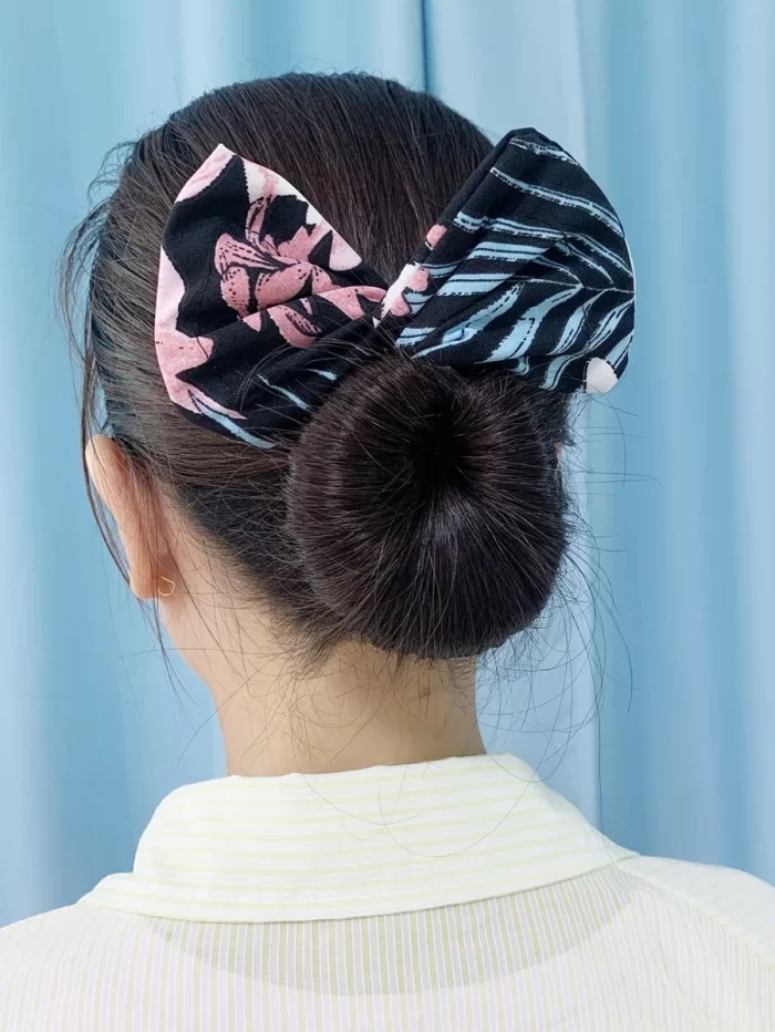 EMERY ROSE Flower Print Creative Hair Tie