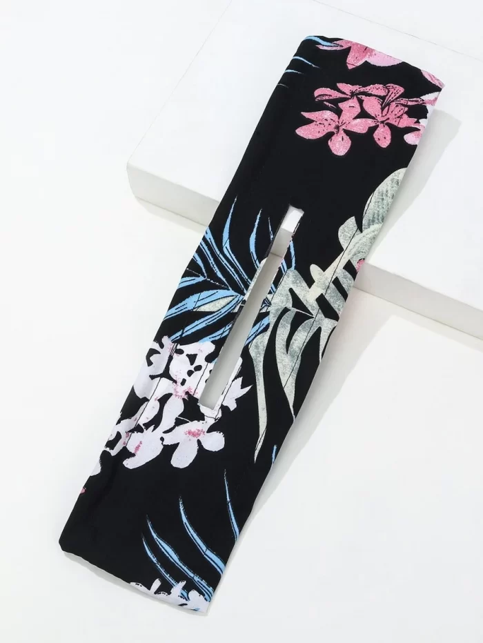 EMERY ROSE Flower Print Creative Hair Tie - Image 3