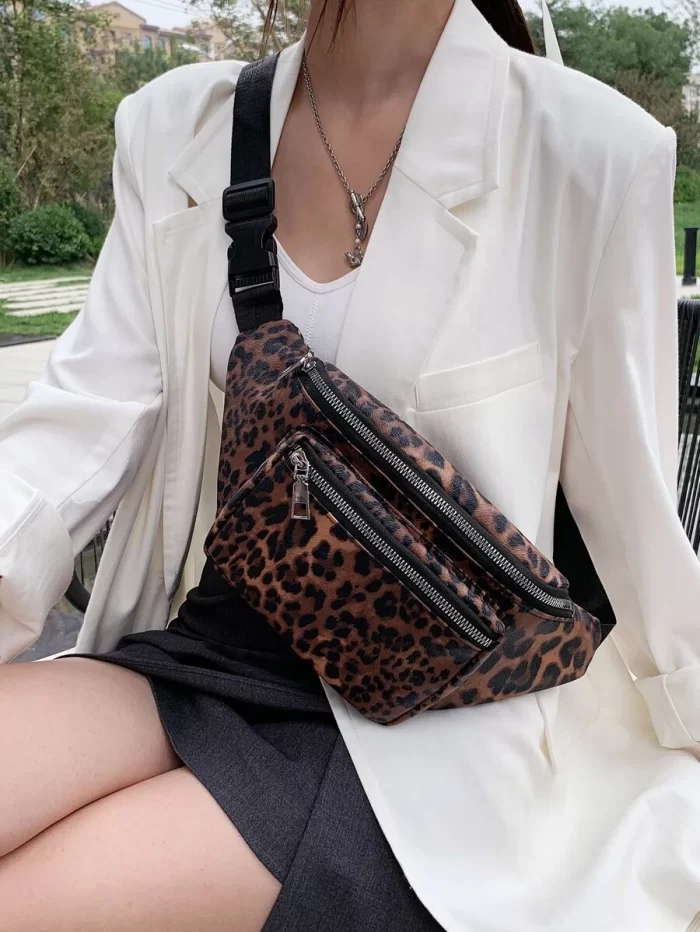 Leopard Print Fanny Pack