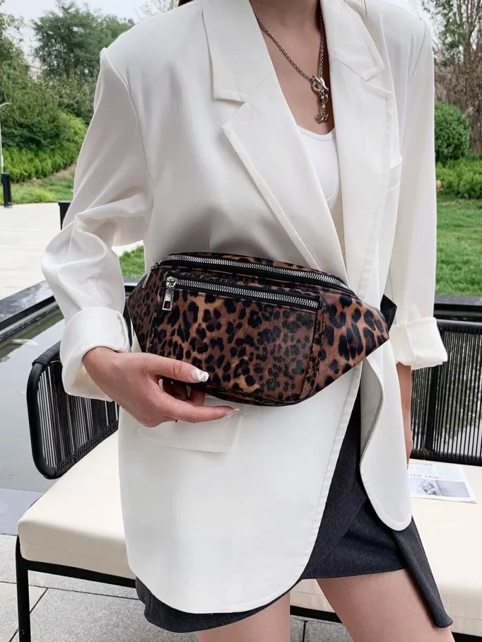 Leopard Print Fanny Pack - Image 3