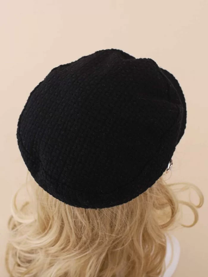 Chain Decor Baker Boy Cap - Image 4
