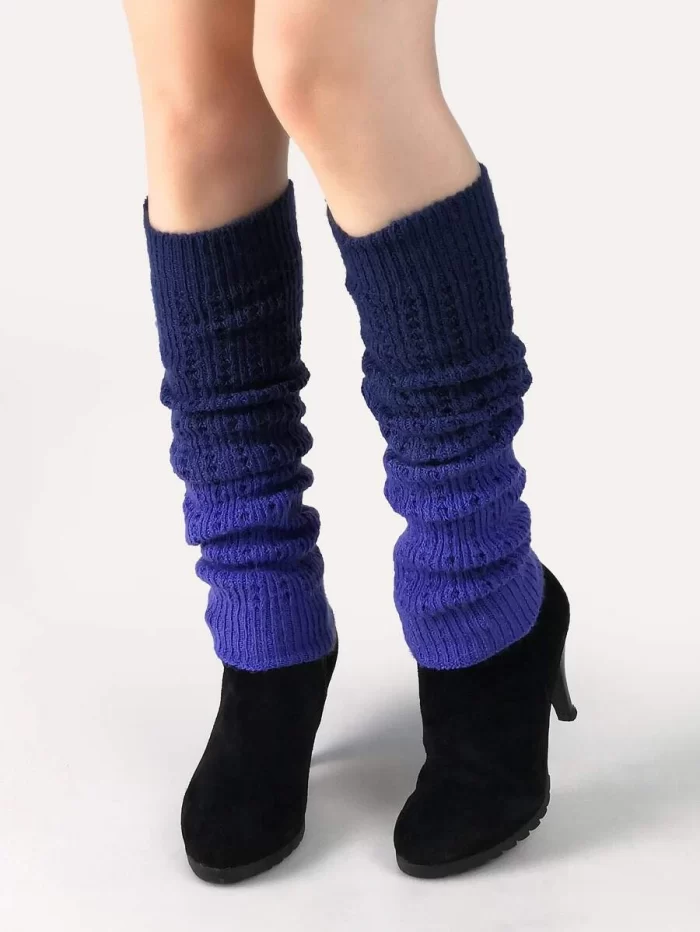 EMERY ROSE Ombre Knitted Leg Warmers - Image 2