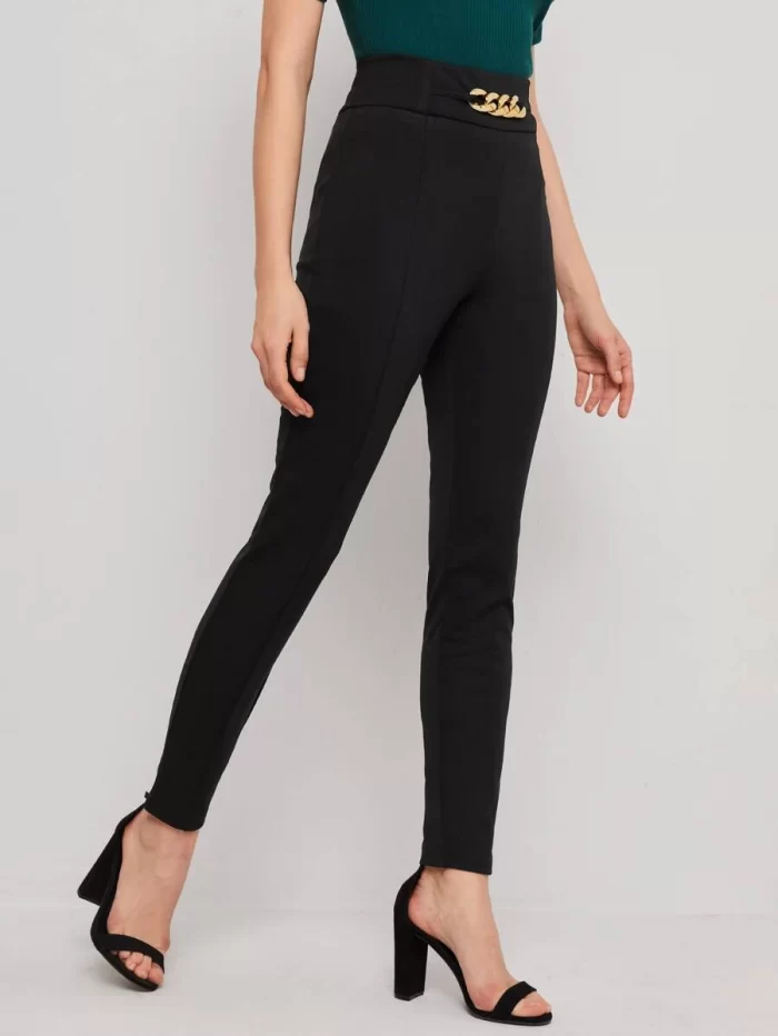 SHEIN Chain Detail Pants - Image 5