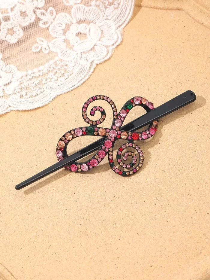 Rhinestone Decor Hair Pin - Image 2