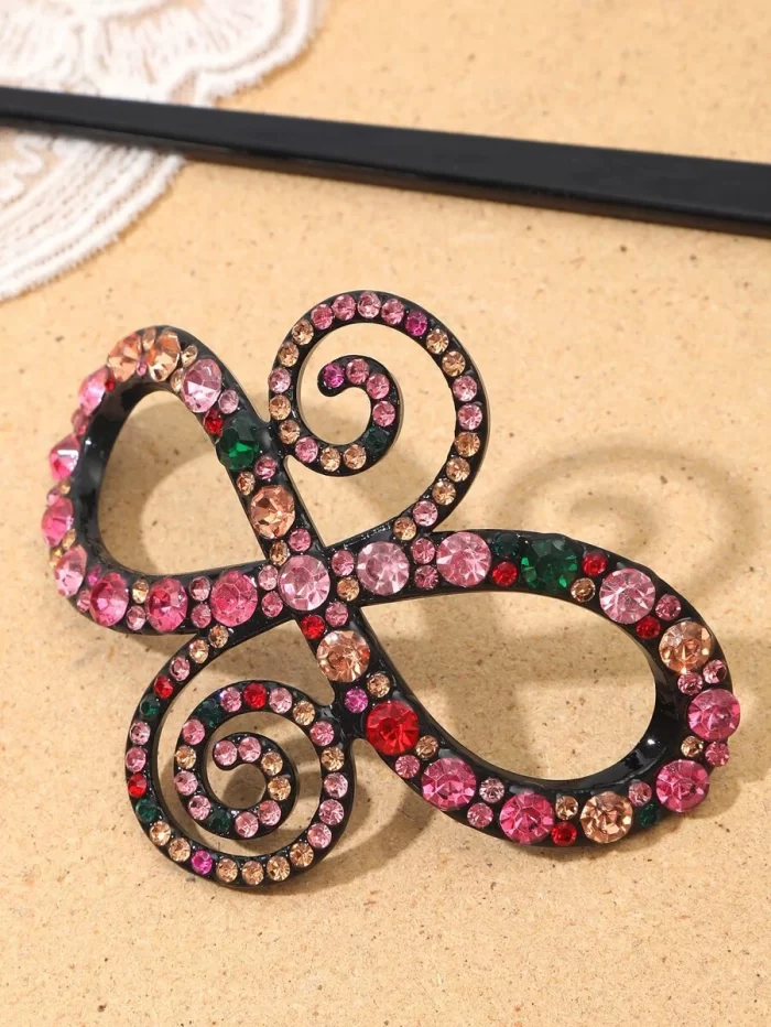 Rhinestone Decor Hair Pin - Image 3