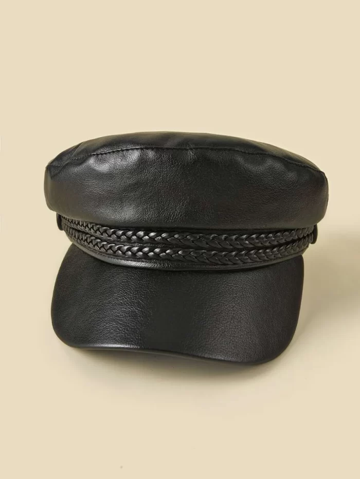 Plain Baker Boy Cap - Image 2