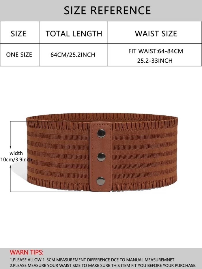 Elastic Wide Belt - Image 5