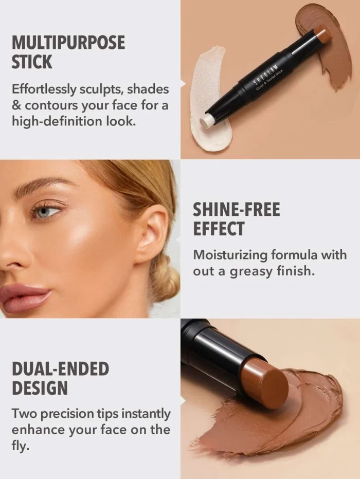 SHEGLAM Color & Sculpt Stick - Nude & Cocoa - Image 3