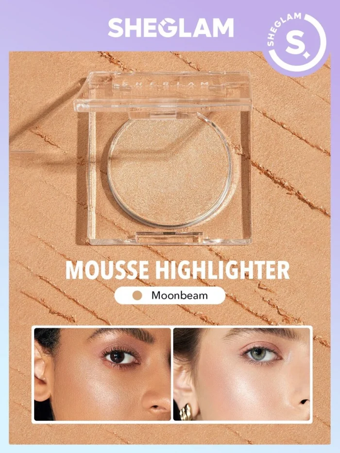 SHEGLAM Cosmic Crystal Mousse Highlighter - Moonbeam