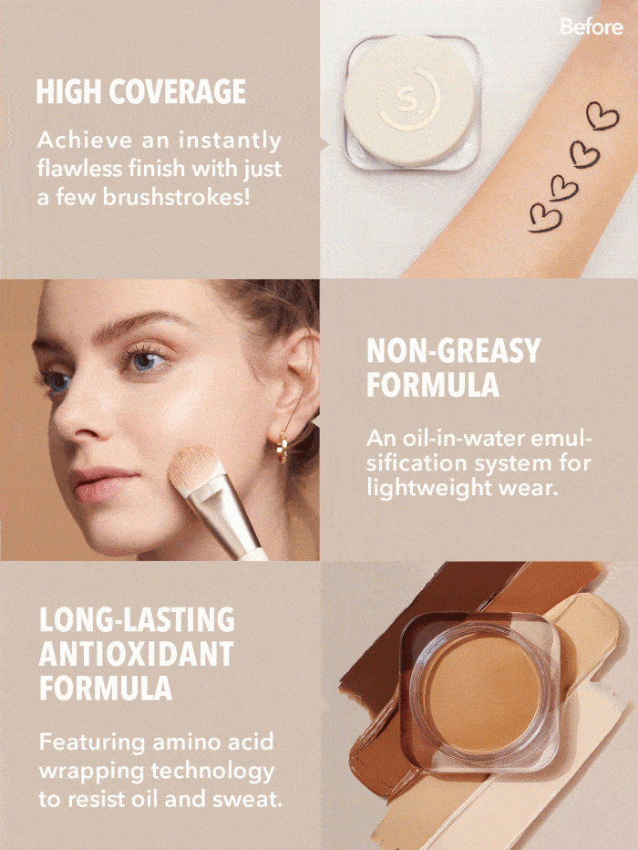 SHEGLAM Full Coverage Foundation Balm-Nude - Image 5