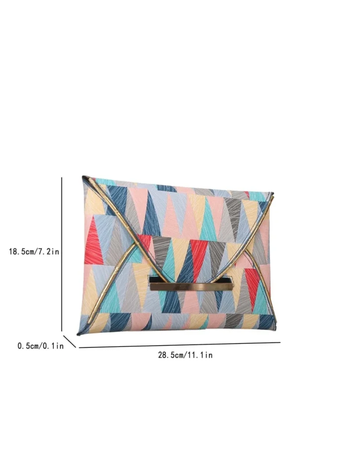 Geometric Pattern Square Bag - Image 3