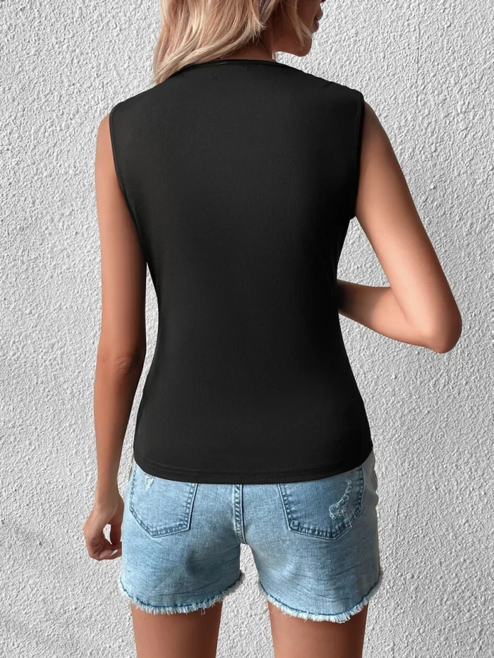 Cut Out Tank Top - Image 2