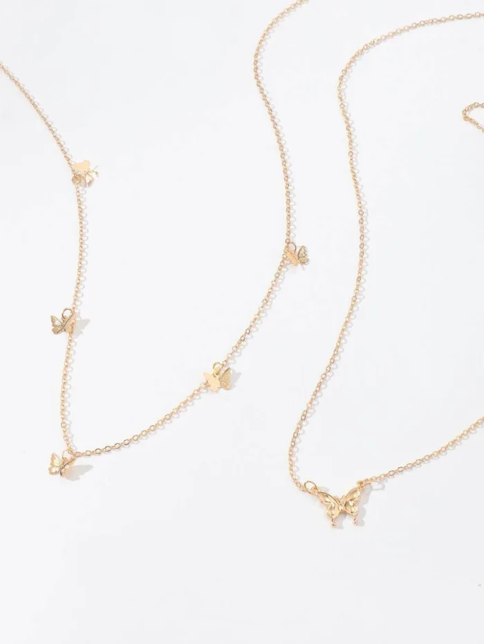 2pcs/set Butterfly Decor Waist Chain - Image 3