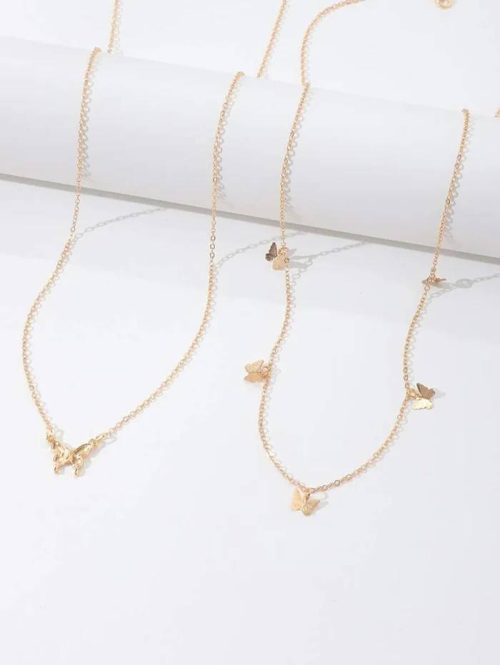 2pcs/set Butterfly Decor Waist Chain - Image 5