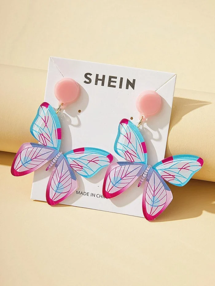 Butterfly Drop Earrings - Image 4