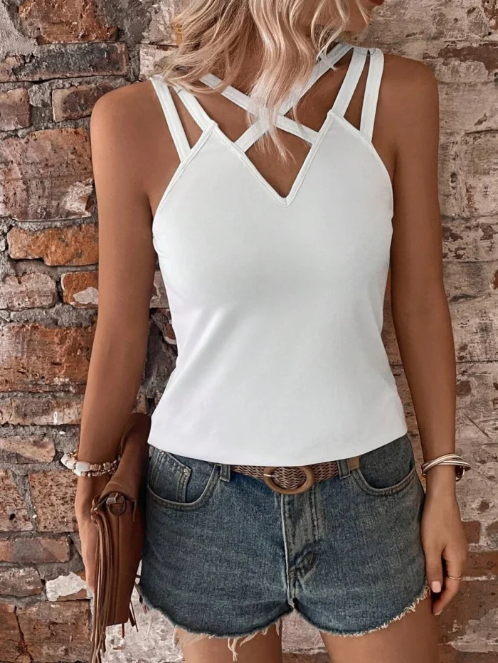 Criss Cross Tank Top - Image 3