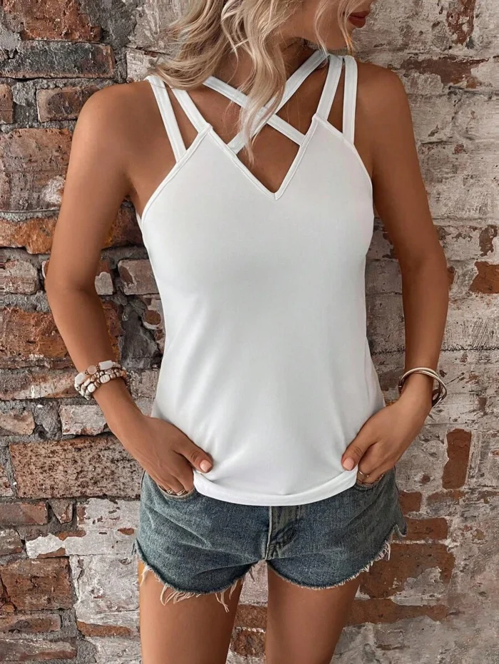 Criss Cross Tank Top - Image 5