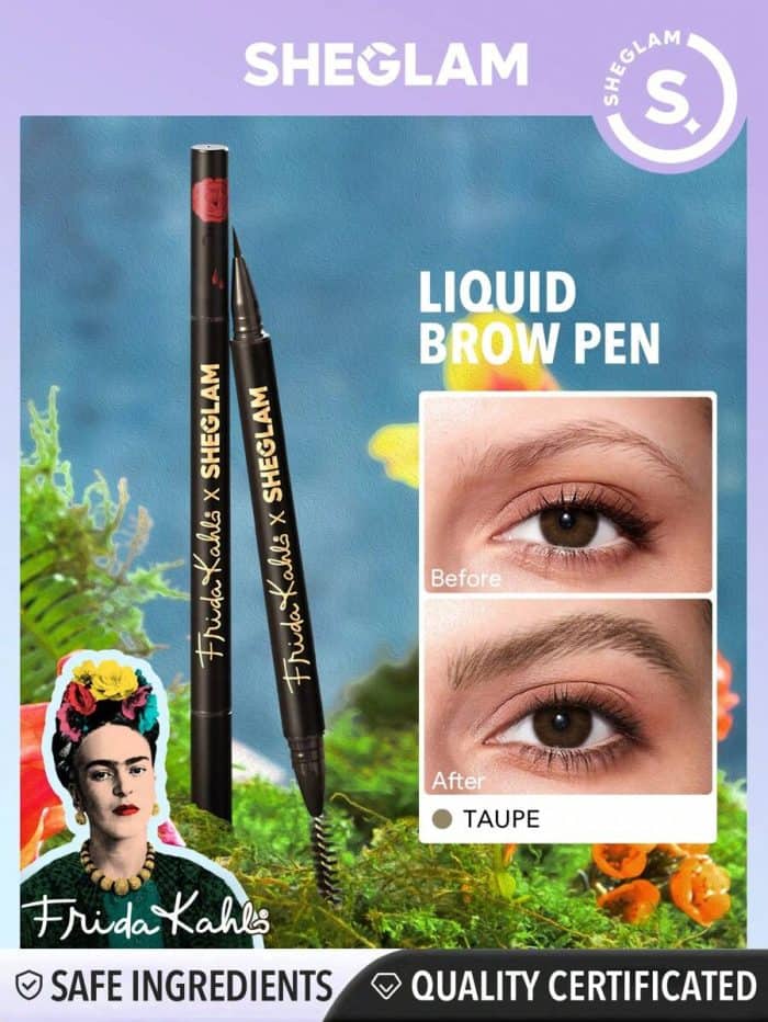 SHEGLAM X Frida Kahlo Brow Icon Liquid Brow Pen-Taupe