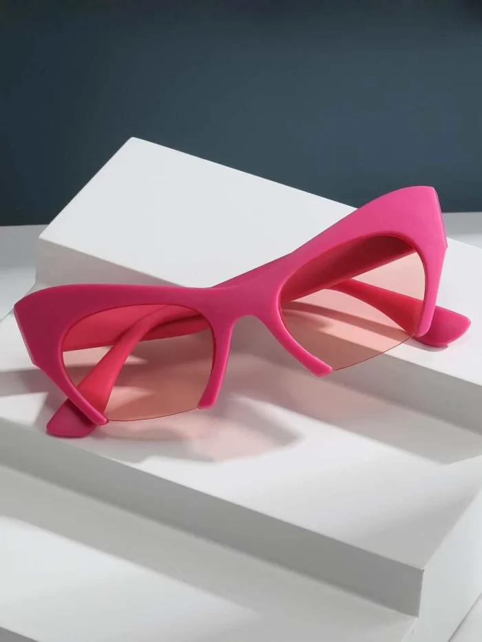 Tinted Lens Cat Eye Fashion Glasses