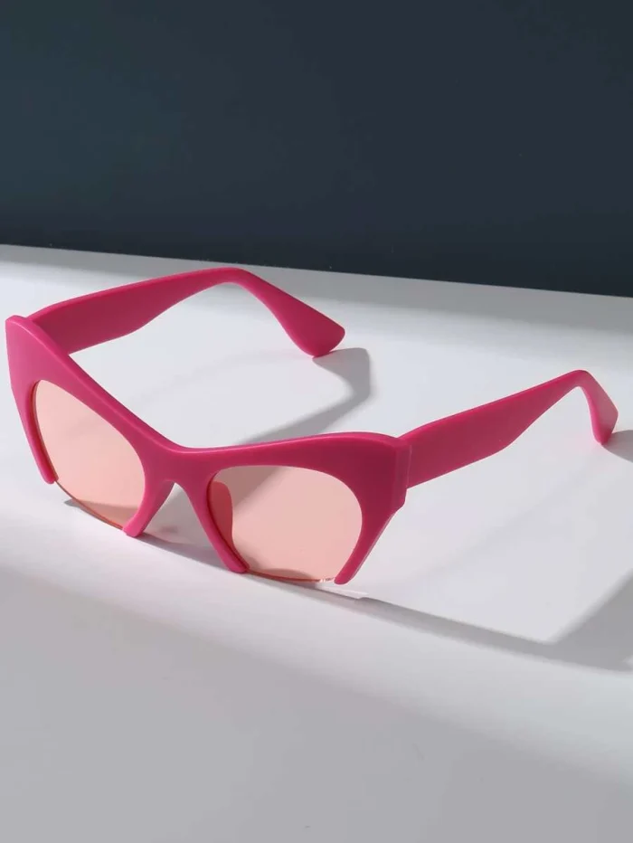 Tinted Lens Cat Eye Fashion Glasses - Image 2