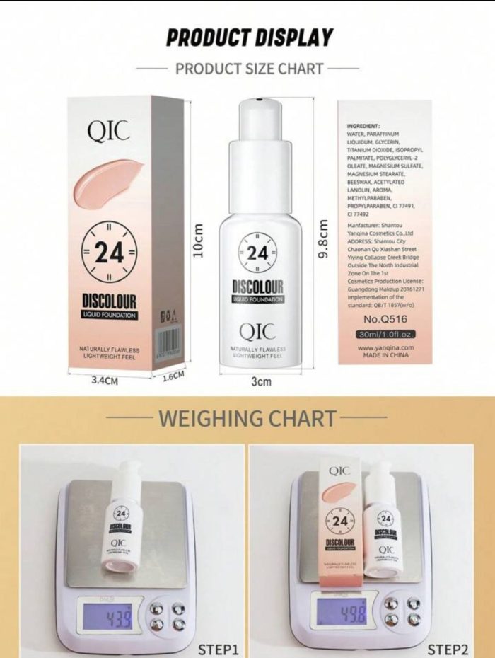 Color Changing Foundation, Whitening & Refreshing Liquid Foundation - Image 2