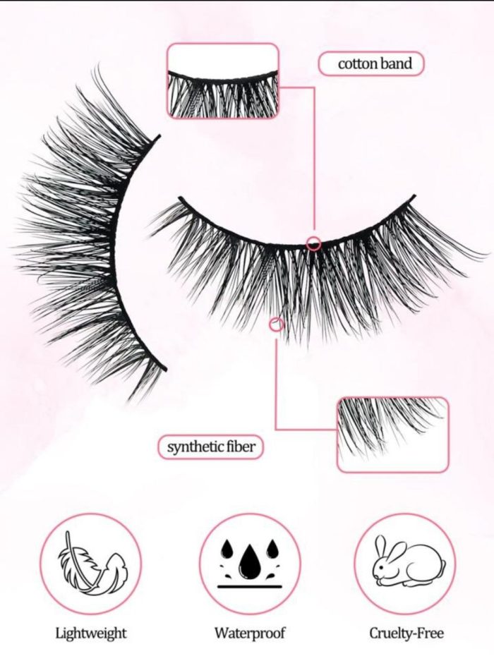 False Eyelashes,7 Pairs Full False Lashes - Image 8