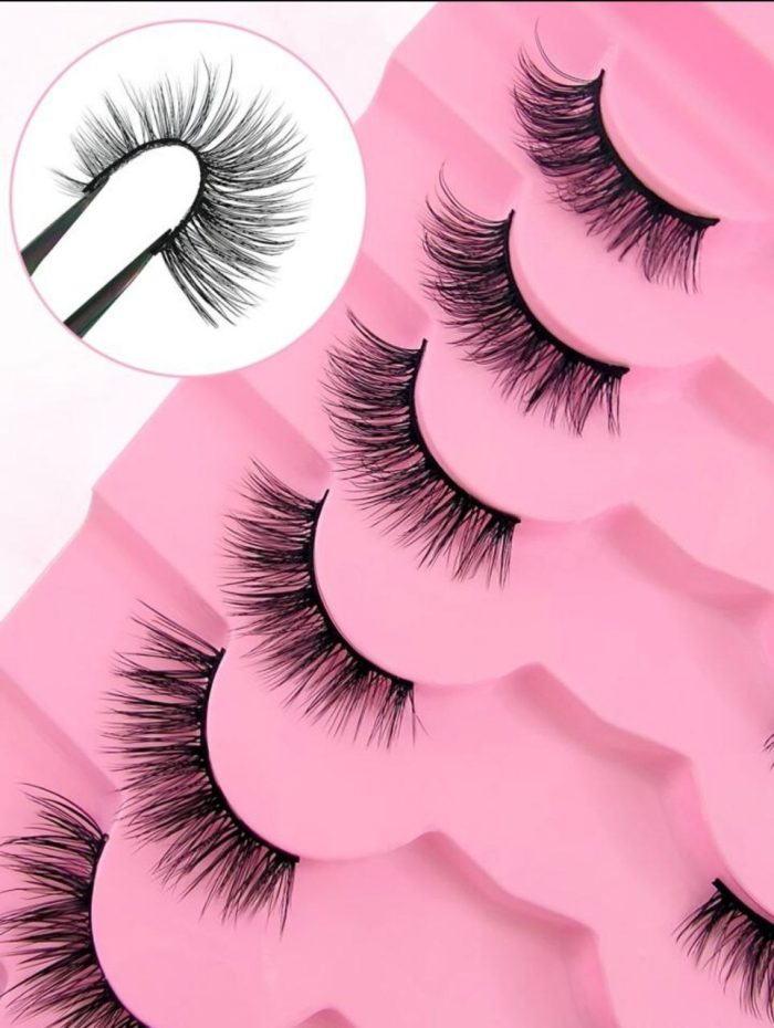 False Eyelashes,7 Pairs Full False Lashes - Image 6