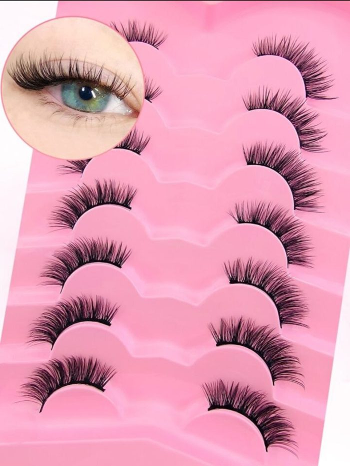 False Eyelashes,7 Pairs Full False Lashes - Image 5