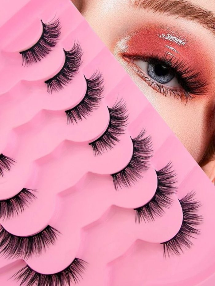 False Eyelashes,7 Pairs Full False Lashes - Image 4