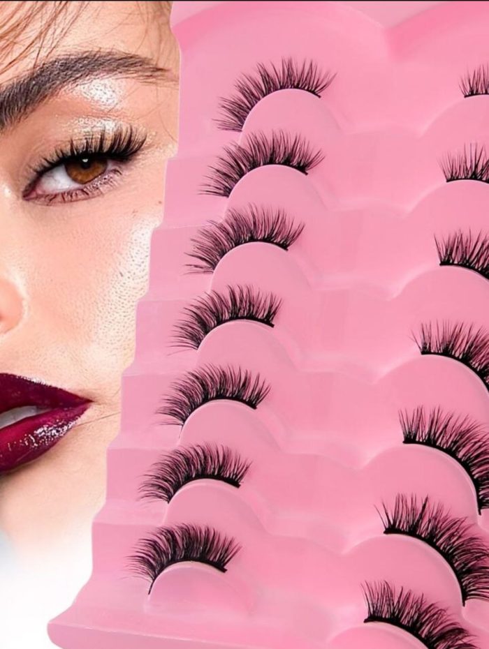 False Eyelashes,7 Pairs Full False Lashes - Image 2