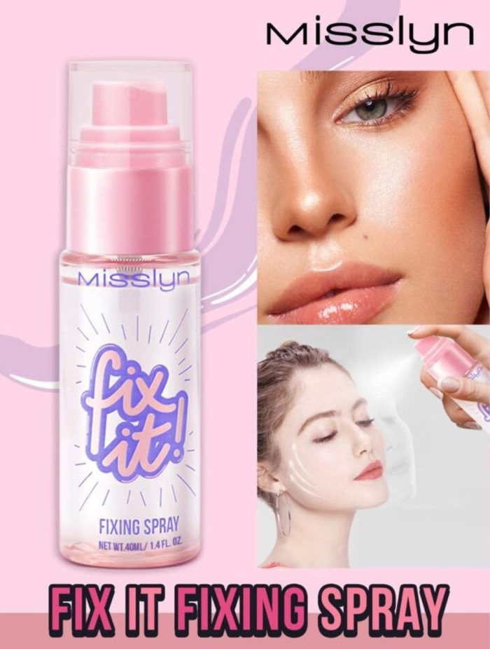 MissIyn FIX IT FIXING SPRAY, Makeup Finishing Spray and Primer - Long Lasting, Matte Finish,, Refreshes, Hydrates