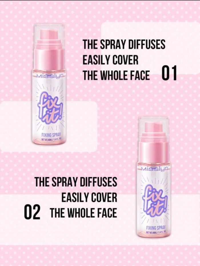 MissIyn FIX IT FIXING SPRAY, Makeup Finishing Spray and Primer - Long Lasting, Matte Finish,, Refreshes, Hydrates - Image 4