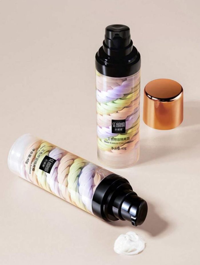 Three Contour Color Isolation,  Primer Face Makeup Waterproof Oil-control BB Primer Cream - Image 4