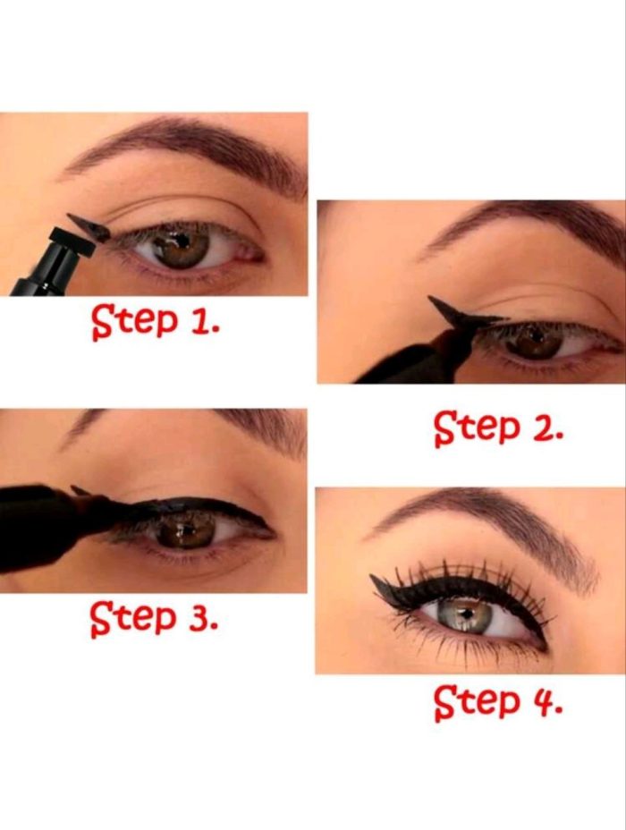 2 In 1 Long-lasting Eyeliner Pen & Stamp - Image 4