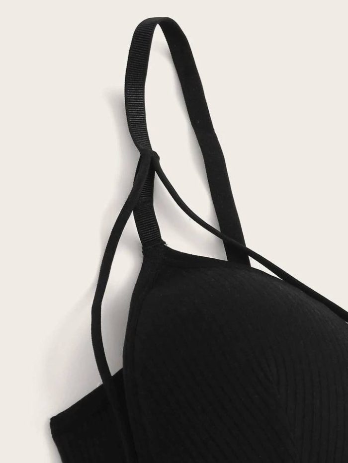 2pack Ribbed Harness Bra Set - Image 2