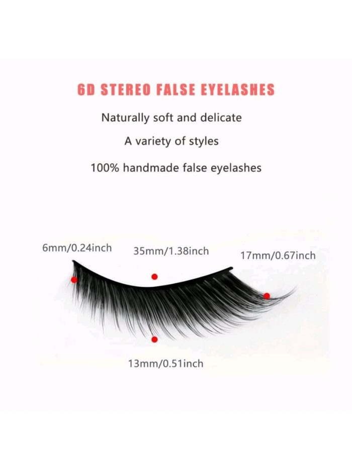5pairs Winged Soft Faux Mink False Eyelashes, Foxy Eye/cat Eye Shape, Natural Look False Eyelashes - Image 5