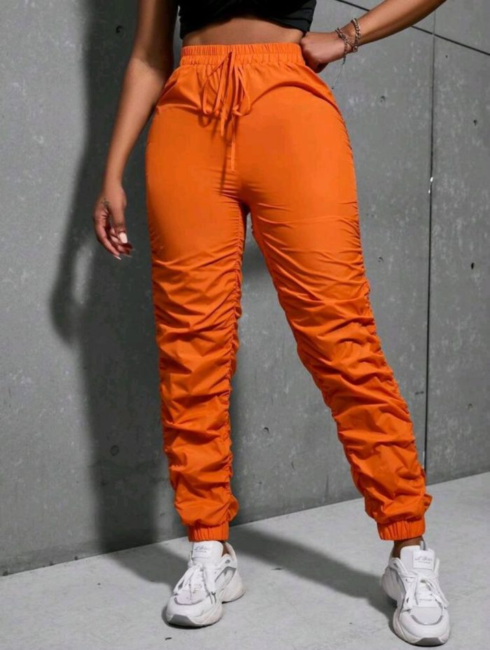 SHEIN Slayr Knot Front Ruched Pants - Image 3
