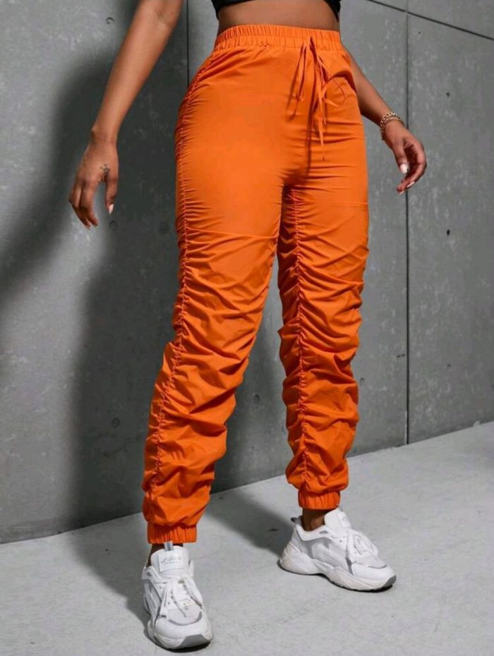 SHEIN Slayr Knot Front Ruched Pants - Image 4