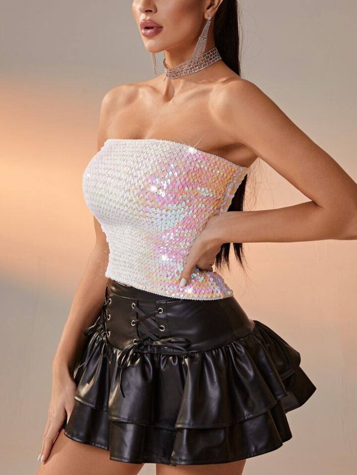 Sequin Tube Top - Image 3